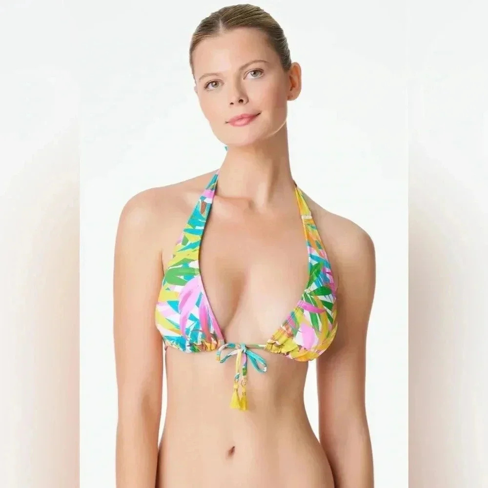 Bleu Rod Beattie Fantasy Island Tall Triangle Top and High Waist Bottom - Picture 4 of 14